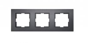 Ramka VIKO trzykrotna czarna - NOVELLA