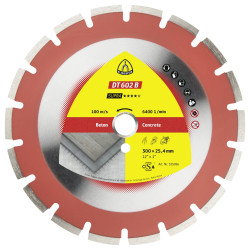 Klingspor 325167 DT 602 B Supra Tarcza tnąca diamentowa Średnica 500 mm Średnica otworu 25.4 mm Stary beton, zbrojony 1