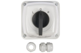 Łącznik krzywkowy L-0-P 3P 16A IP44 Łuk 16-43 w obudowie 921616