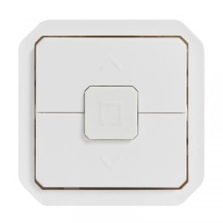 NOWE PLEXO 55 Przycisk sterowania roletami mechanizm 6A - 250V AC biały 069638L