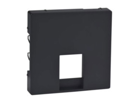 MERTEN SYSTEM M Płytka czołowa do mechanizmu gniazda telefonicznego RJ11/RJ12 antracyt MTN463514 SCHNEIDER ELECTRIC