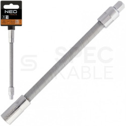 Uchwyt elastyczny Przedłużka 140mm do bitów HEX 1/4" NEO 08-557