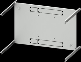 Mounting plate, metal, (L x W x H x D) 600 x 600 x 350 x 400 mm, for 3KL-, 3KA714, 3- or 4 pole, 8PQ6000-2BA63