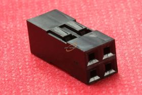 OBUDOWA ZŁĄCZA CZARNA 2x2 PIN 2.54