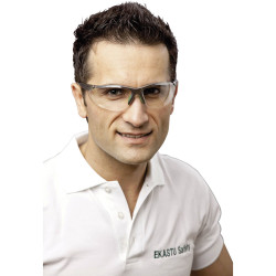 Ekastu 277 373 Safety Glasses Grey/Green Clear EN 166-1 DIN 166-1