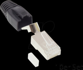 GC-N0094 RJ-45 connector Cat.6A, 10er set black