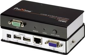ATEN CE700A CE700A, VGA, USB 2.0 - VGA, USB 2.0, przez kabel sieciowy RJ45, 1920 x 1200 px, 150 m