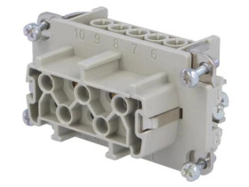 C146-10B0031023 Złącze HDC wkładka stykowa żeński C146 5PIN 5+PE 16A 660V