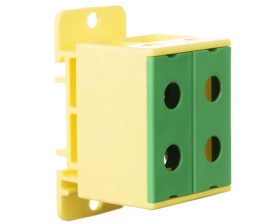 Złączka szynowa 2-torowa 35mm2 żółto-zielona ZGX-2x35 żółto-zielona ENE-00172