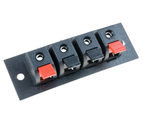 4-Way Speaker Terminal Connector Block