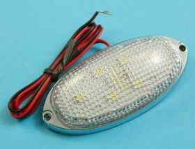 LAMPKA LED 6xSMD WC 12V OWALNA DUŻA