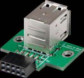 USBMBADAPT2 Adapter, IDC to 2x USB-A