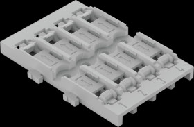 221-2524 Fixing adapter for screw fixing 4-fold