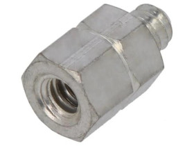 Śruba z gwintowanym łbem Dł.gwintu 3mm Gwint UNC4-40 srebrny 3-828102-1