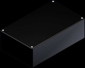 ABS enclosure, (L x W x H) 215 x 130 x 69 mm, black (RAL 9004), COFFER 4.9 SCHWARZ