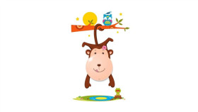 Lampka Dziecięca Monkey 0,6W Led Ml115 Milagro