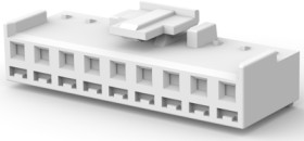 Socket header, 9 pole, pitch 3.96 mm, straight, natural, 2132781-9
