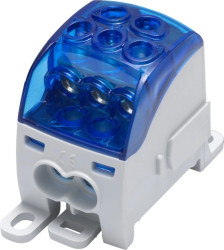 Blok rozdzielczy - uniwersalny Al/Cu SUB 210 (82050) SIMBLOCK niebieski 81654003