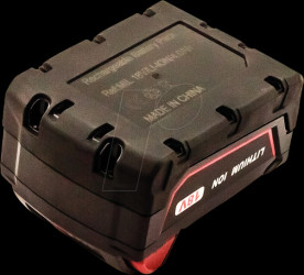 82841 Power tool battery for Milwaukee devices, 18 V