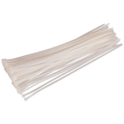 Sealey CT38048P100W Cable Ties 380 x 4.8mm White Pack Of 100