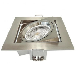 Oprawa SEVIL kwadrat chrom mat regulowana halogenowa kwadrat w kwadracie