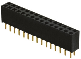 Gniazdo PCB 30 -pinowe 2 -rzędowe raster: 2.54mm typu płytka – płytka Proste Przewlekany