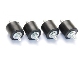 Amortyzator cylindryczny dla wsporników ściennych i podłogowych (zestaw 4 SZT.)