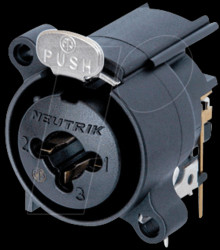 NCJ6FA-H Neutrik Combo panel jacks XLR/6.35 mm