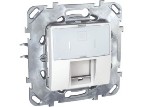 UNICA Płytka centralna RJ45 biel polarna MGU50.460.18Z SCHNEIDER ELECTRIC
