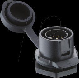 2630 05 T22CB100 QuickLock Panel Plug - Size 20, 5-pin