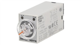 H3yn-2-24Ac Przekaźnik Czasowy 0,1S10min Dpdt 250Vac/5A Uzas: 24Vac