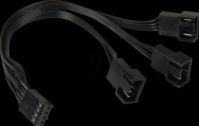 88885652 Cable 4-pin PWM connector &gt; 3x 4-pin PWM socket, 15 cm