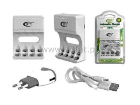 Ładowarka do baterii NI-MH; NI-CD; 4 x R3 4 x R6.