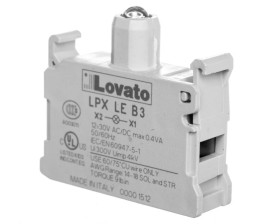 Oprawka z LED zielona 12-30V AC/DC LPXLEB3