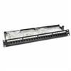 PATCH PANEL 19" 1U 24xUTP-6 beznarzędziowy z uchwytami na kabel