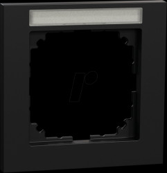 MEG4011-3603 M-PURE Rahmen 1-fach Recyceld Plastic schwarz