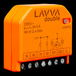 LAVVA double – nowoczesny sterownik 2-kanałowy WiFi 2.4 GHz