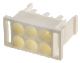 Obudowa złącza 6-pinowe 2-rzędowe raster: 6.35mm TE Connectivity Męski Universal MATE-N-LOK II Uniwersalne złącze