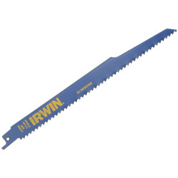 IRWIN&#xAE; 10506430 Sabre Saw Blade Nail Embedded Wood 956R 225mm Pack of 2