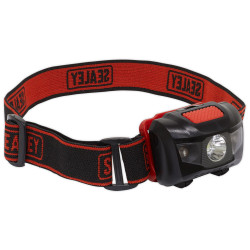 Sealey HT03LED Head Torch 3W SMD &amp; 2 Red LED 3 x AAA Cell