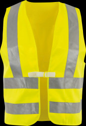 WTGP3 Safety vest RIO yellow, m. Shoulder reflex.