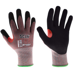 Scan NJC3258DQ Nitrile Palm Cut F Gloves - XL (Size 10)