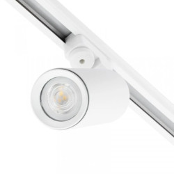 Reflektor Szynowy GU10 Biały RITI Lampa do Szynoprzewodów Jednofazowych