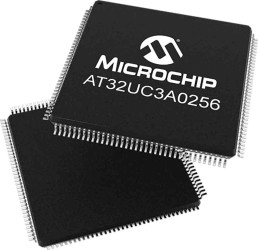 Mikrokontroler Microchip Atmel AVR LQFP 144-pinowy Montaż powierzchniowy AVR32 256 kB 32bit 66MHz RAM:64 kB Ethernet:1