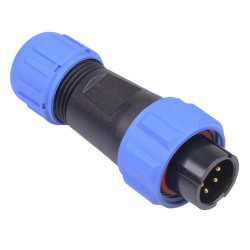 5 Pin Waterproof W13 Male Plug Cable Connector IP68