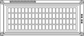 LCD-020N004L 20 x 4 Character LCD