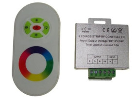Kontroler LED RF dotykowy 18A 5 key biały pilot