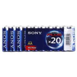 20 x baterie alkaliczne AA / LR6 SONY Stamina Plus