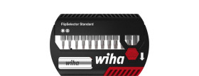 Wiha Zestaw bitów FlipSelector Standard 25 mm TORX Tamper Resistant (z otworem) 13-cz. 1/4” z zaczepem na pasek w opakowaniu bli