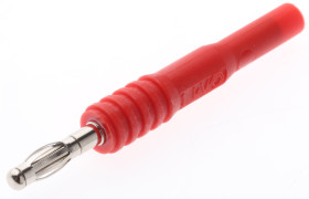 Adapter do złącz pomiarowych, rodzaj: Złącze męskie na żeńskie, 15A, Czerwony, 1kV